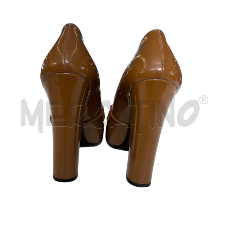 SCARPE DONNA PRADA MARRONI BEIGE FIBBIA ARGENTO | Mercatino dell'Usato Molfetta 3