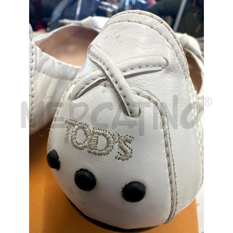 SCARPE DONNA TOD'S BIANCO BALLERINA  | Mercatino dell'Usato Molfetta 3