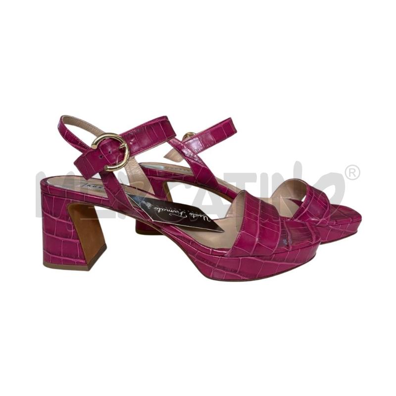 SCARPE TACCHI FRATELLI ROSSETTI FUCSIA PITONATO | Mercatino dell'Usato Molfetta 1