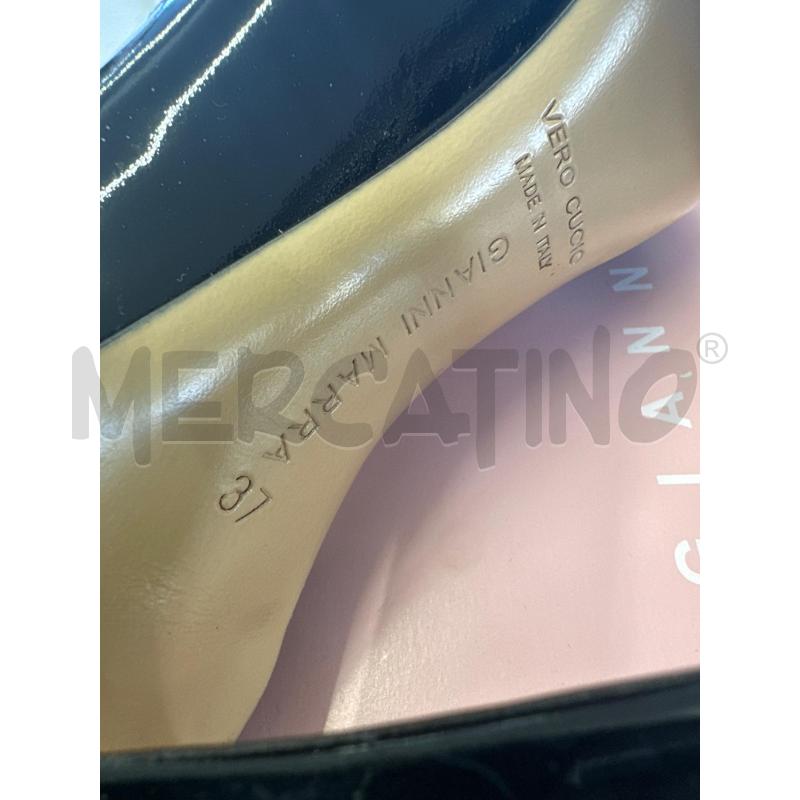SCARPE TACCHI GIANNI MARRA NERO VERNICE | Mercatino dell'Usato Molfetta 5