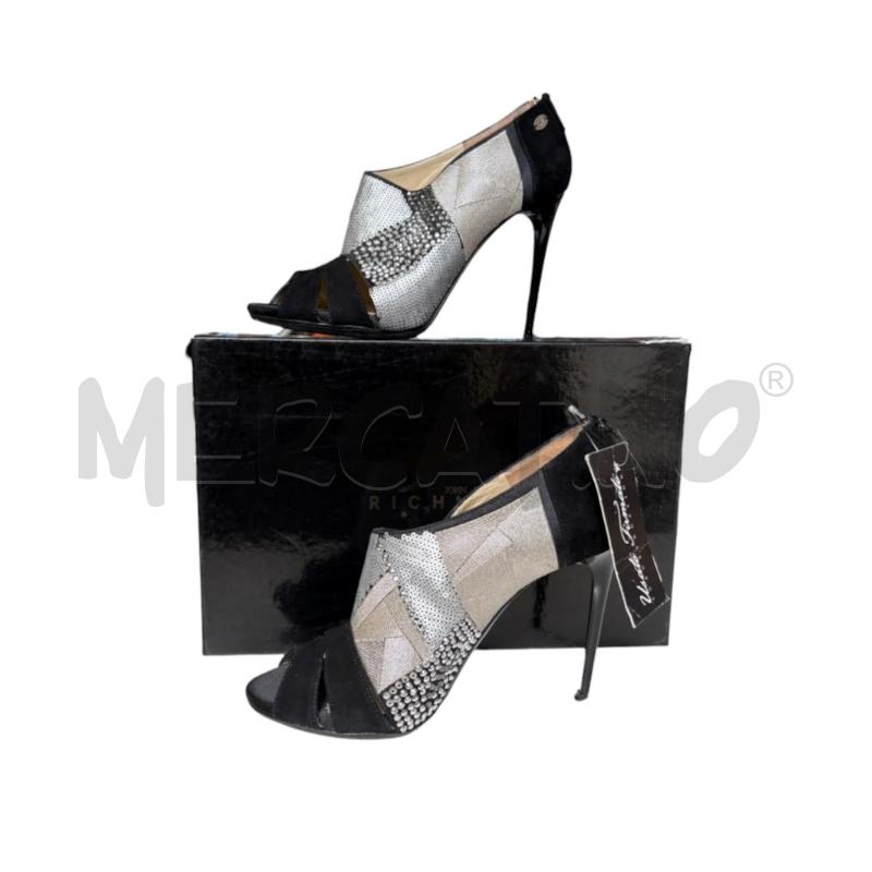 SCARPE TACCHI JHON RICHMOND NERO STRASS | Mercatino dell'Usato Molfetta 1