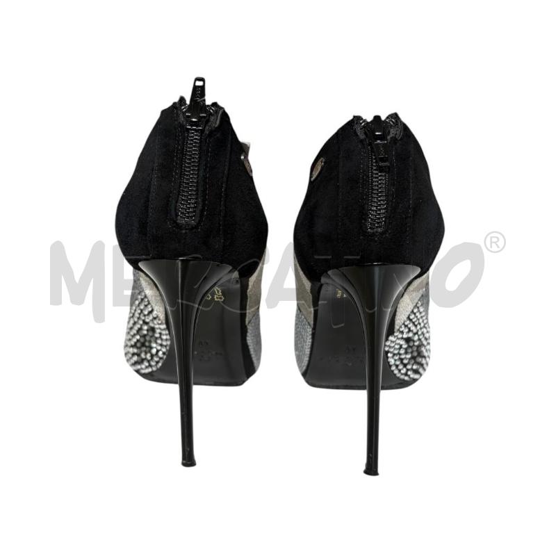 SCARPE TACCHI JHON RICHMOND NERO STRASS | Mercatino dell'Usato Molfetta 3