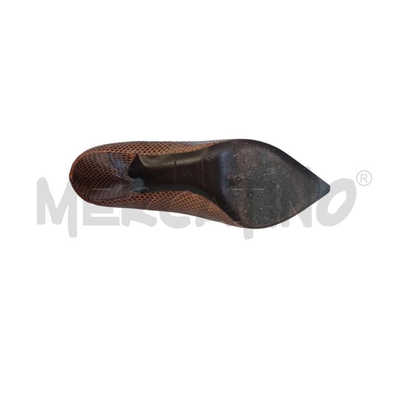 SCARPE TACCHI MIU MIU MARRONE PITONATO | Mercatino dell'Usato Molfetta 4