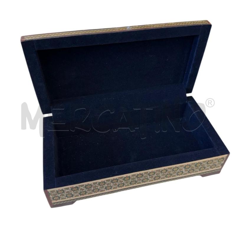 SCATOLA LEGNO LACATA FIORELLINI ETNICA FIORELLINI  | Mercatino dell'Usato Molfetta 4
