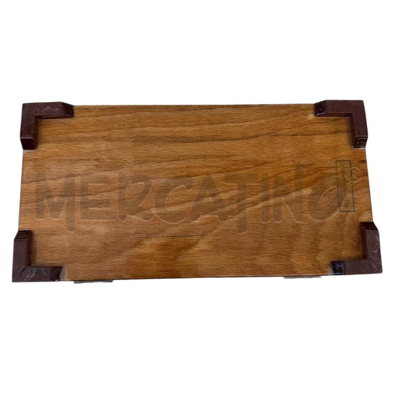 SCATOLA LEGNO LACATA FIORELLINI ETNICA FIORELLINI  | Mercatino dell'Usato Molfetta 5