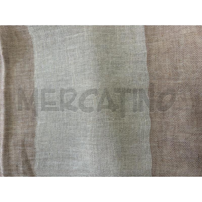 SCIARPA DELLA CIANA LINO BEIGE MARRONE | Mercatino dell'Usato Molfetta 3
