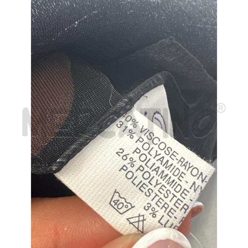 SCIARPA DONNA BLUMARINE NERO BLU FILO LAMINATO | Mercatino dell'Usato Molfetta 4