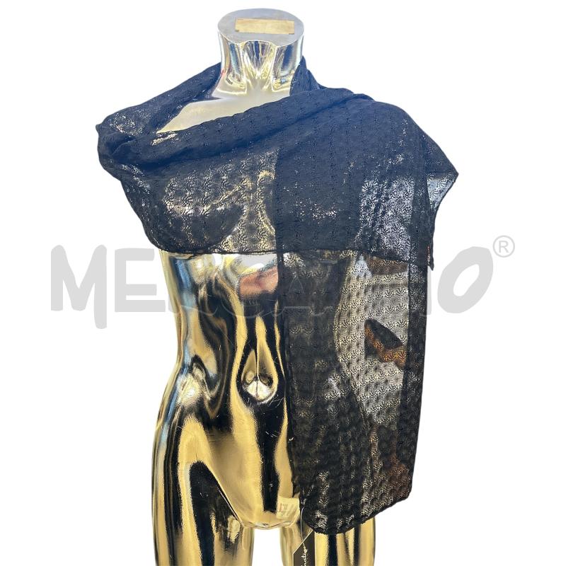 SCIARPA DONNA BLUMARINE NERO TRAFORATO | Mercatino dell'Usato Molfetta 1