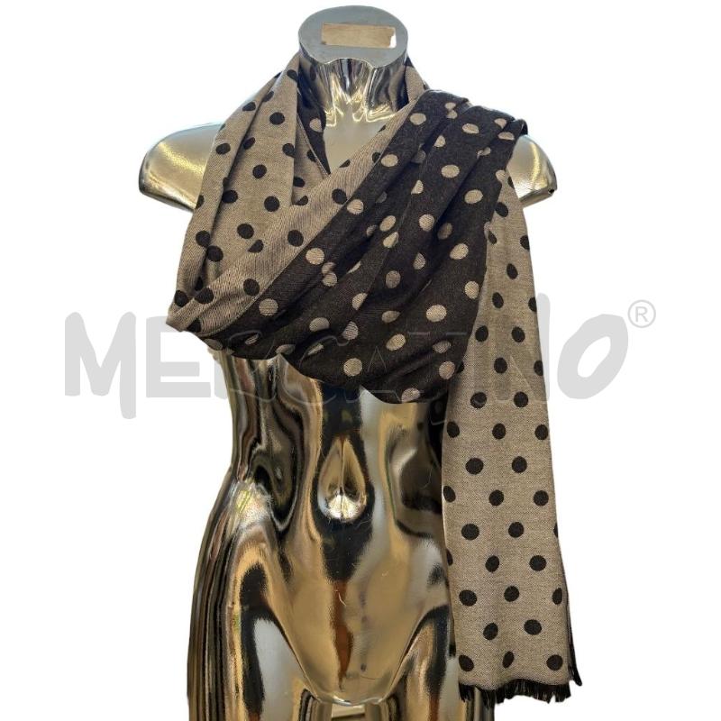 SCIARPA DONNA EMPORIO ARMANI GRIGIO POIS  | Mercatino dell'Usato Molfetta 1