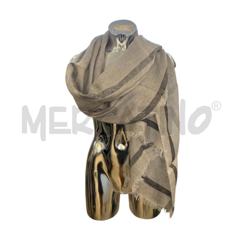 SCIARPA DONNA TWINSET GRIGIO NERO | Mercatino dell'Usato Molfetta 1