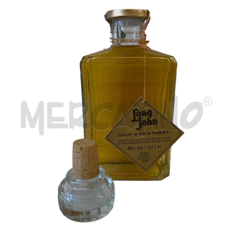 SCOTCH WHISKY LONG JOHN BOTTIGLIA RETTANGOLARE | Mercatino dell'Usato Molfetta 1