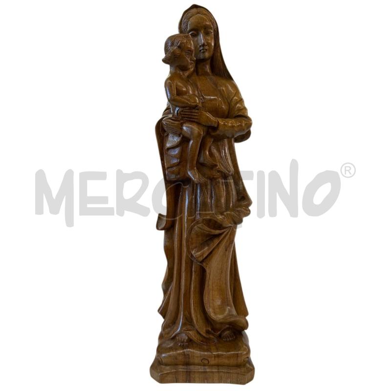 SCULTURA LEGNO MATERNITA' H. 35 CM | Mercatino dell'Usato Molfetta 1