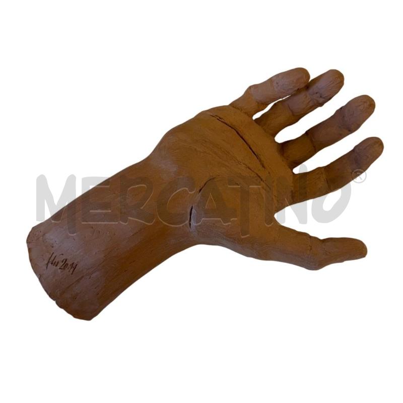 SCULTURA MANO TERRACOTTA ELIO SPADA | Mercatino dell'Usato Molfetta 1