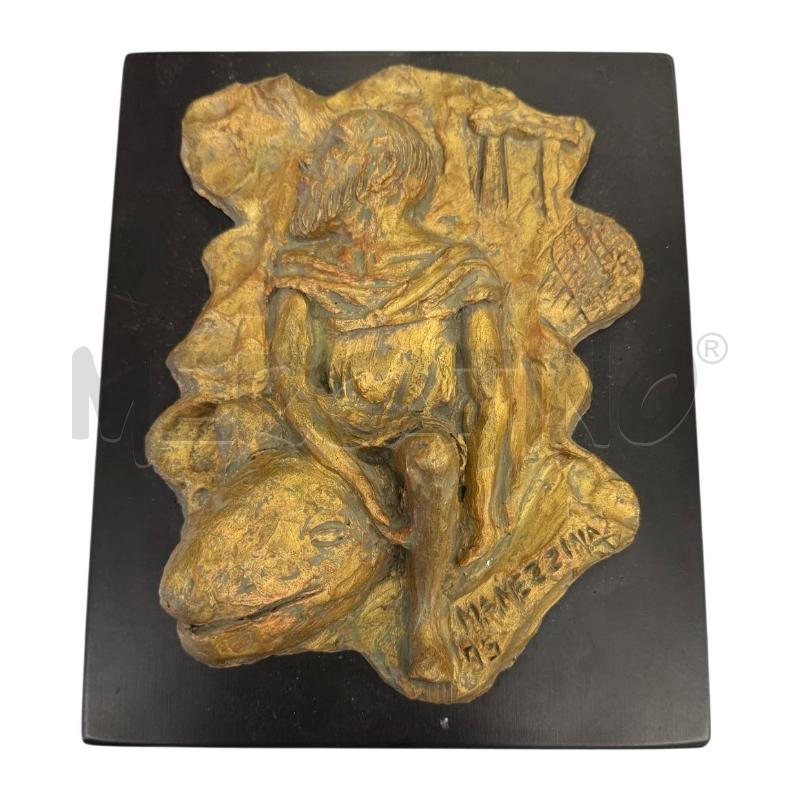 SCULTURA QUADRETTO PESCATORE TERRACOTTA POLICROMA | Mercatino dell'Usato Molfetta 1