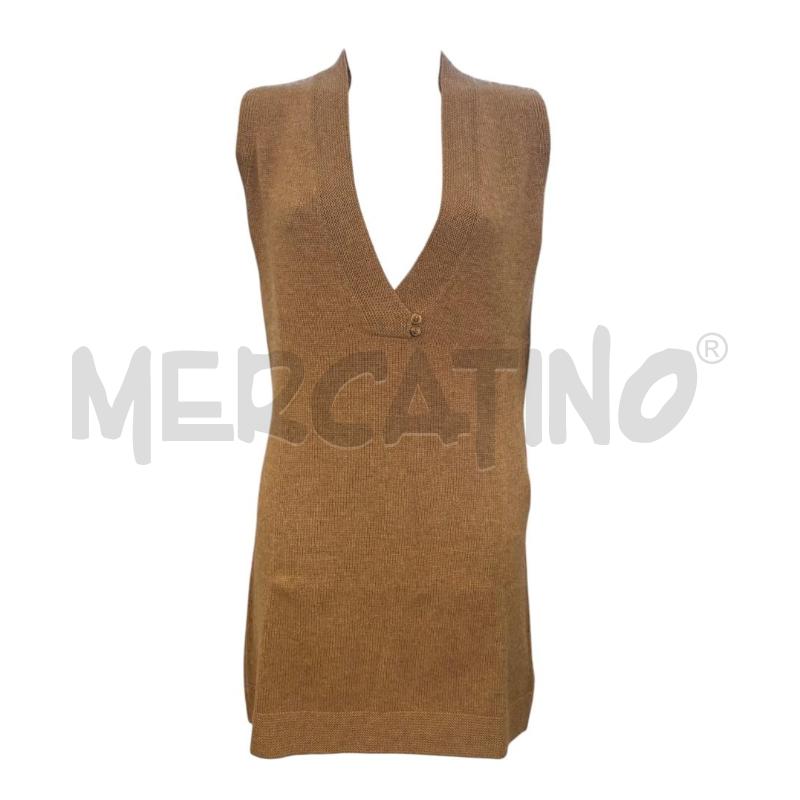 SMANICATO DONNA DELLA CIANA PURO CASHERE NOCCIOLA | Mercatino dell'Usato Molfetta 1