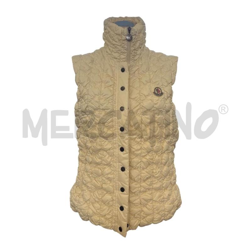 SMANICATO DONNA MONCLER PANNA TRAPUNTATO GOFFRATO | Mercatino dell'Usato Molfetta 1