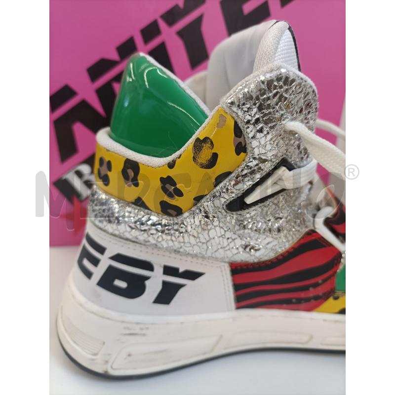 SNEAKERS DONNA ANIYE BY BIANCO PROFILO GIALLO ROSSO | Mercatino dell'Usato Molfetta 4