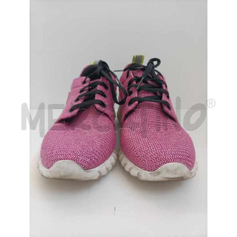 SNEAKERS DONNA LEO DESIGN STUDIO ROSA FULMINE ARGENTO | Mercatino dell'Usato Molfetta 2