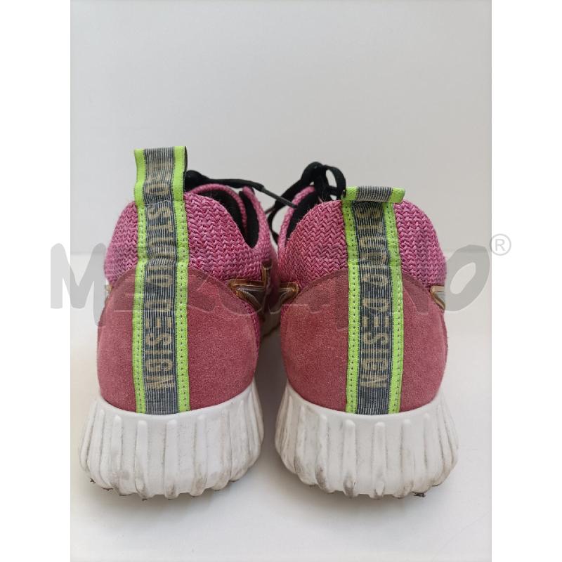 SNEAKERS DONNA LEO DESIGN STUDIO ROSA FULMINE ARGENTO | Mercatino dell'Usato Molfetta 3