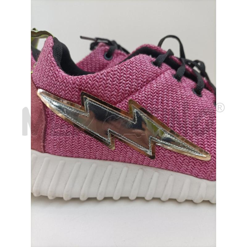SNEAKERS DONNA LEO DESIGN STUDIO ROSA FULMINE ARGENTO | Mercatino dell'Usato Molfetta 5