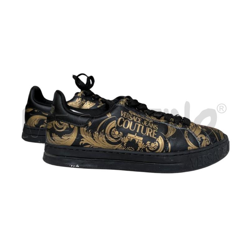 SNEAKERS UOMO VERSACE JEANS COUTURE NERO DORATO + | Mercatino dell'Usato Molfetta 3