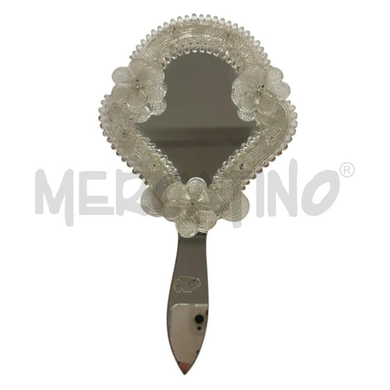 SPECCHIETTO FIORI VETRO VENEZIANO | Mercatino dell'Usato Molfetta 1