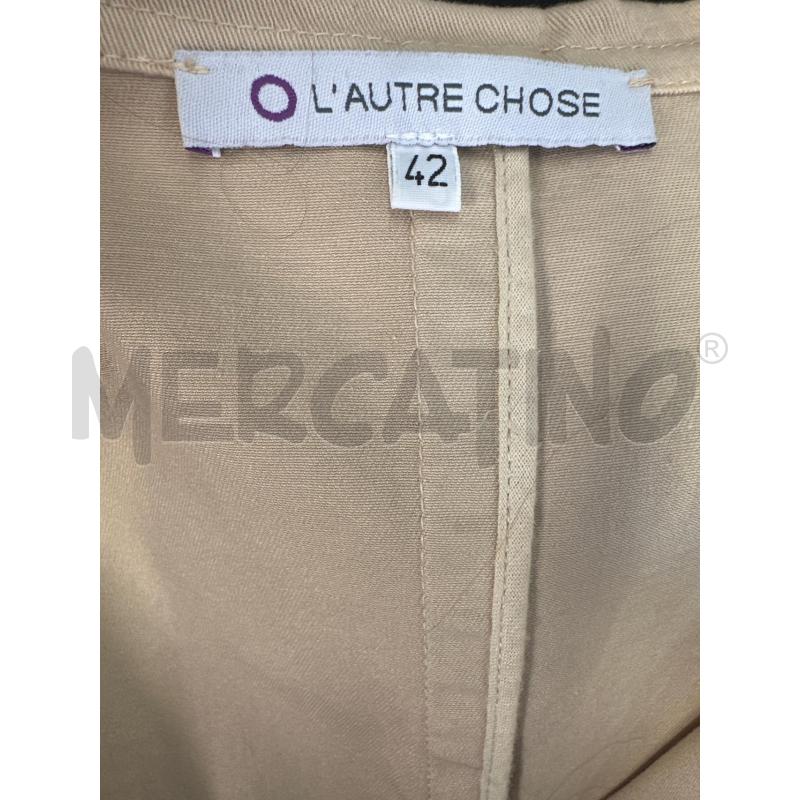 SPOLVERINO DONNA L'AUTRE CHOSE BEIGE | Mercatino dell'Usato Molfetta 3