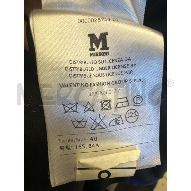 SPOLVERINO DONNA MISSONI BLU PROFILO NERO | Mercatino dell'Usato Molfetta 4