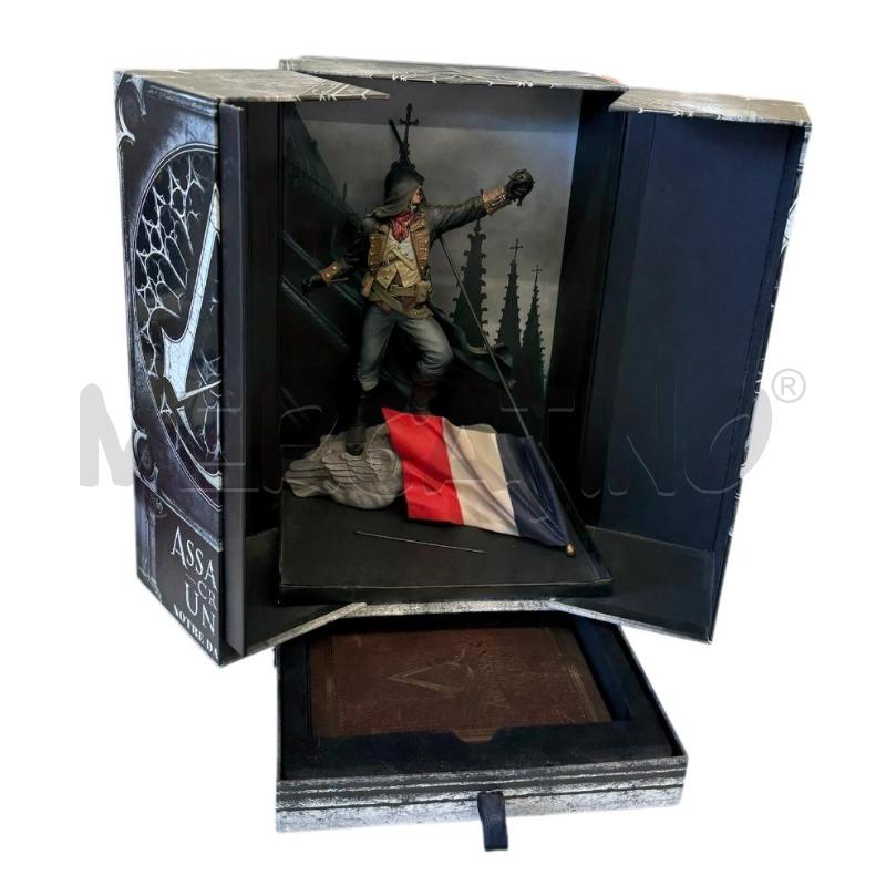 STATUA ASSASSINS CREED UNITY NOTRE DAME EDITION+LIBRO | Mercatino dell'Usato Molfetta 1