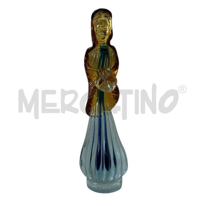 STATUINA MURANO DONNA CON CAPPUCCIO MARRO' | Mercatino dell'Usato Molfetta 1