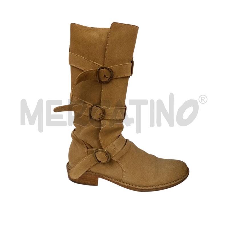 STIVALI DONNA FIORENTINI+BAKER RENNA BEIGE 3 FIBBIE | Mercatino dell'Usato Molfetta 1