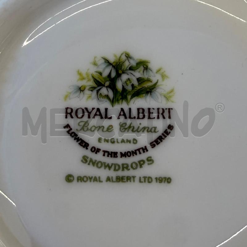 TAZZA JANUARY ROYAL ALBERT CON VASSOIETTO  | Mercatino dell'Usato Molfetta 4