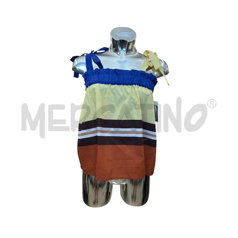 TOP MANILA GRACE BLU GIALLO MARRONE RUGGINE | Mercatino dell'Usato Molfetta 1