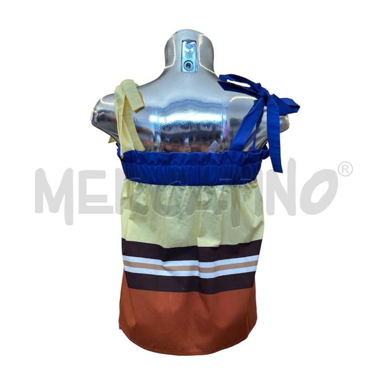 TOP MANILA GRACE BLU GIALLO MARRONE RUGGINE | Mercatino dell'Usato Molfetta 2