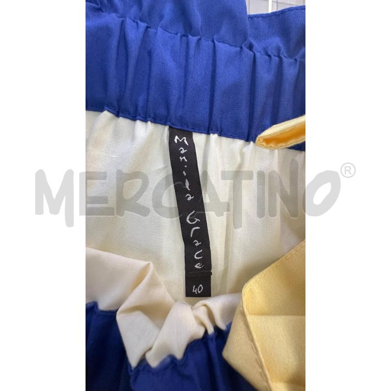 TOP MANILA GRACE BLU GIALLO MARRONE RUGGINE | Mercatino dell'Usato Molfetta 3