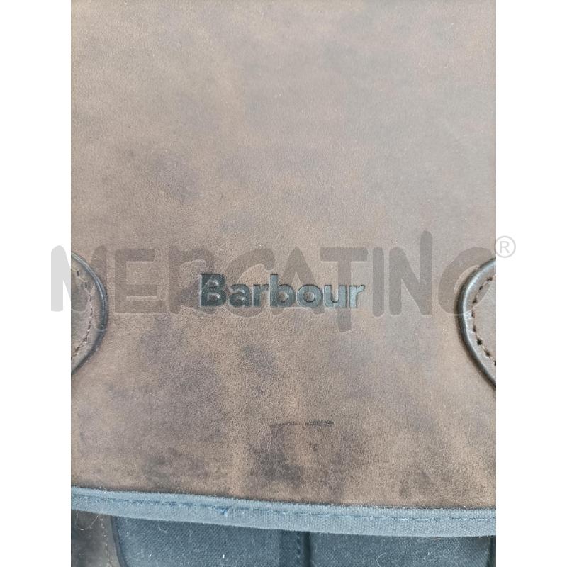 TRACOLLA BARBUR BLU E MARRONE | Mercatino dell'Usato Molfetta 3