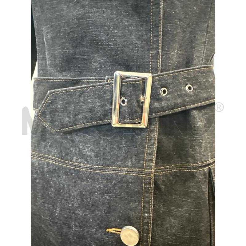 TRENCH DONNA DONDUP DENIM NERO | Mercatino dell'Usato Molfetta 2