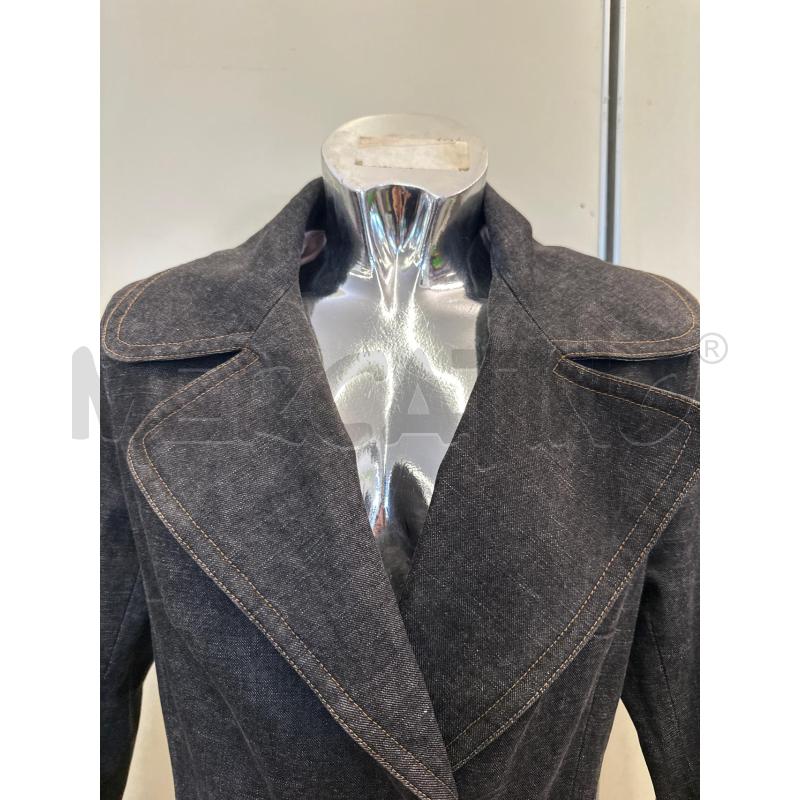 TRENCH DONNA DONDUP DENIM NERO | Mercatino dell'Usato Molfetta 3
