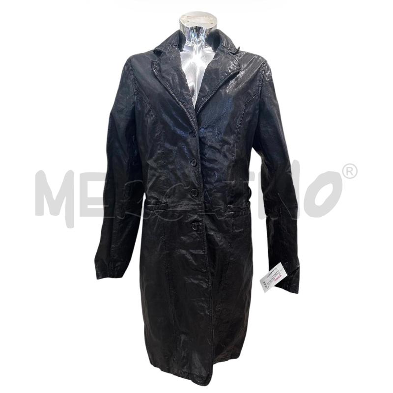 TRENCH DONNA PAROSH PELLE NERO | Mercatino dell'Usato Molfetta 1