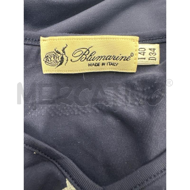 T SHIRT DONNA BLUMARINE BLU STRASS STELLE LUNA | Mercatino dell'Usato Molfetta 4