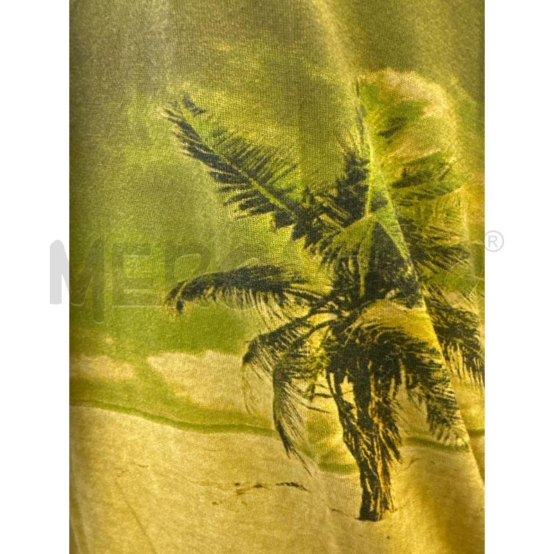 T SHIRT DONNA PATRIZIA PEPE SENAPE PALME | Mercatino dell'Usato Molfetta 2