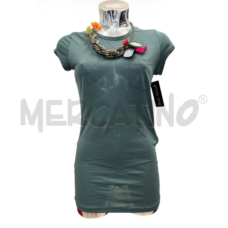 T SHIRT DONNA PATRIZIA PEPE VERDONE COLLANA | Mercatino dell'Usato Molfetta 1