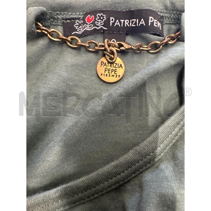 T SHIRT DONNA PATRIZIA PEPE VERDONE COLLANA | Mercatino dell'Usato Molfetta 4