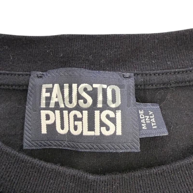 T SHIRT UOMO FAUSTO PUGLISI ROYALTY NERO STAMPA STATUA | Mercatino dell'Usato Molfetta 4