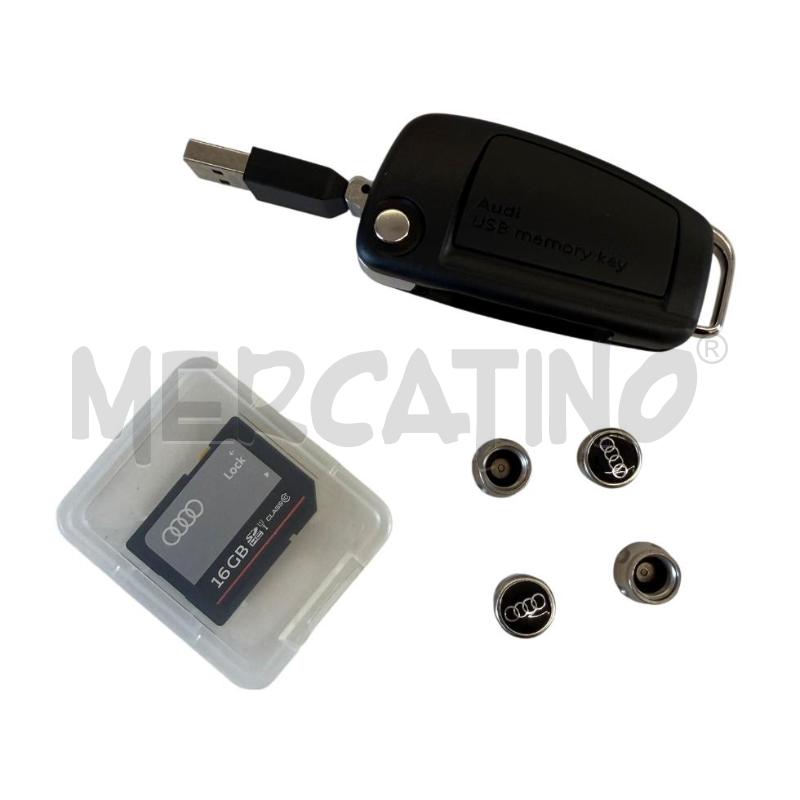 USB CHIAVE AUDI 8GB +SCHEDA 16GB+COPERTURA VALVOLE | Mercatino dell'Usato Molfetta 2