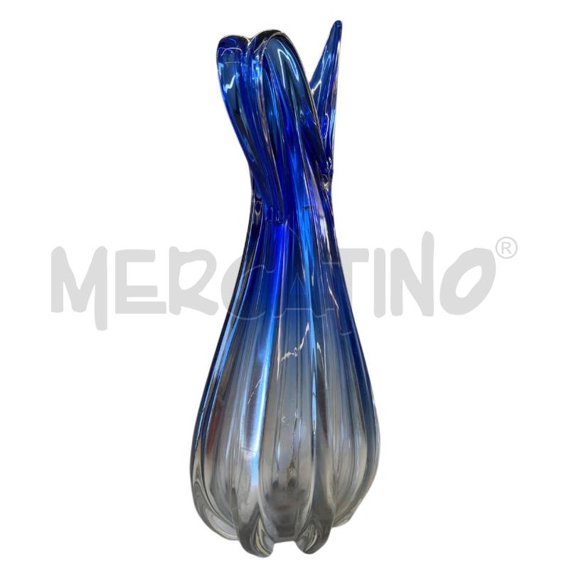 VASO MURANO BLÒU BASE TRASO PUNTA | Mercatino dell'Usato Molfetta 2