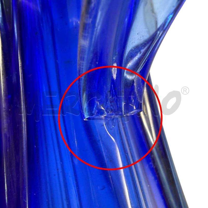 VASO MURANO BLÒU BASE TRASO PUNTA | Mercatino dell'Usato Molfetta 4
