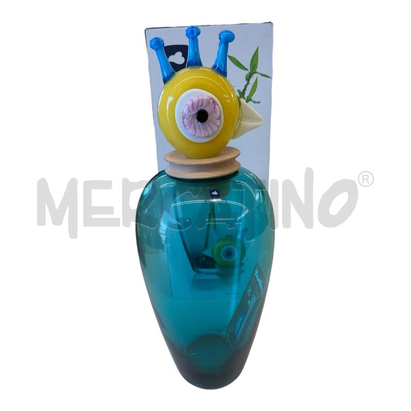 VASO PAPAGENO PEPPE LEONARDO VERDE TAPPO PAPPAGALLO GIALLO  | Mercatino dell'Usato Molfetta 1