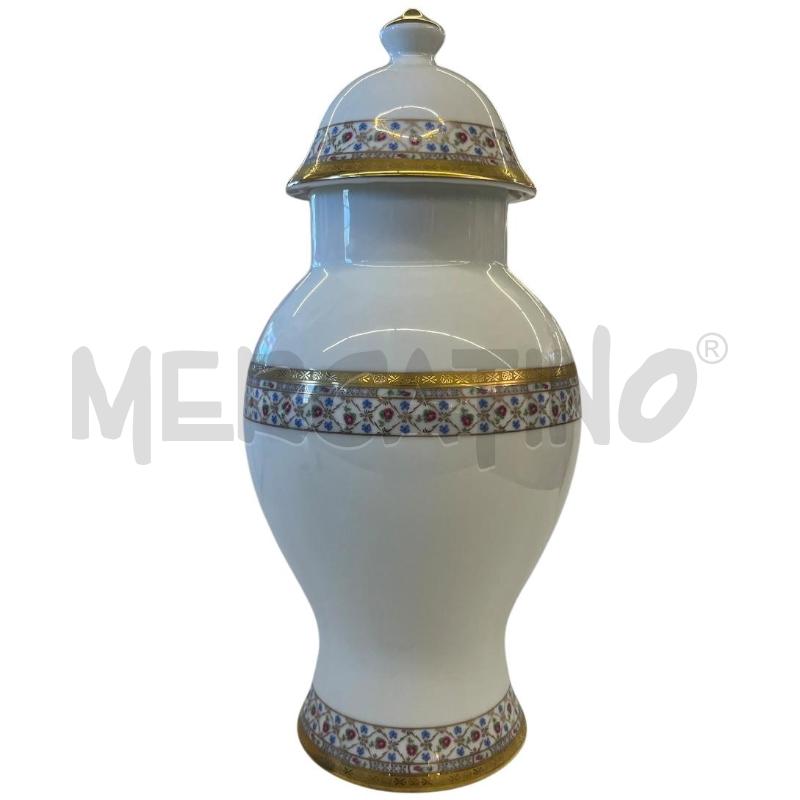 VASO POTICHE LIMOGES FASCE DOR FIORELLINI | Mercatino dell'Usato Molfetta 1