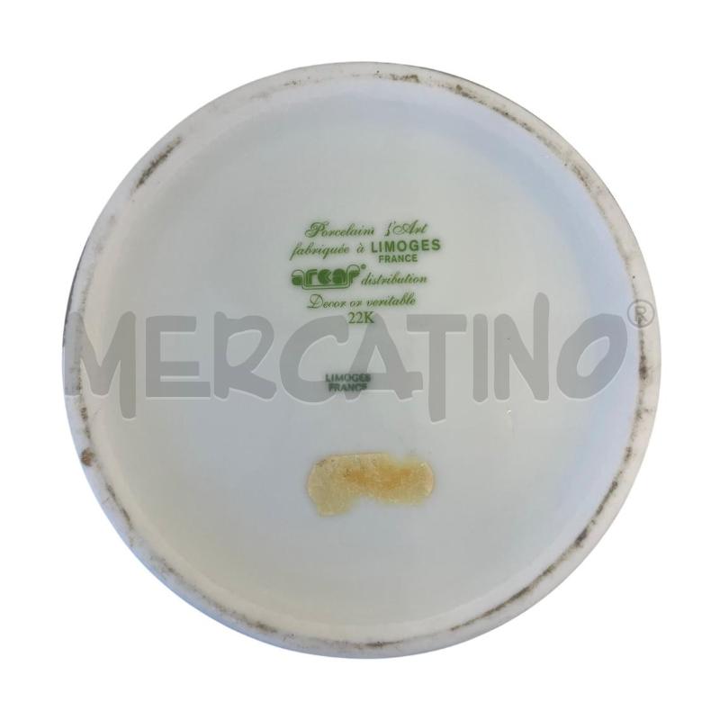 VASO POTICHE LIMOGES FASCE DOR FIORELLINI | Mercatino dell'Usato Molfetta 4